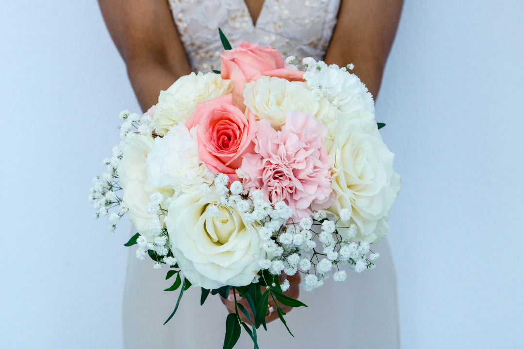 Rose Quartz Wedding Bouquet